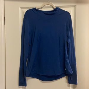 Blue marika running shirt, size M